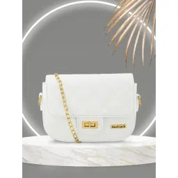 Fastrack MTO MTS White Quilted Medium Sling Handbag-picture-12