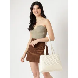 Fastrack Off White Large Shoulder Bag-picture-26