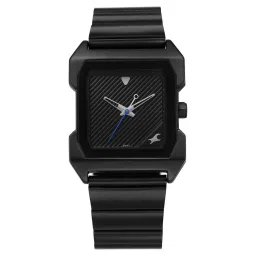 Fastrack Pulse Quartz Analog Black Dial With Black Stainless steel Strap Watch for Guys-picture-26