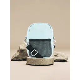 Fastrack Sky Blue Solid Medium Sling Handbag-picture-38