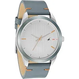 fastrack Stunners Quartz Analog White dial Leather Strap Watch for Guys-3308KL02/NT3308KL02-picture-11