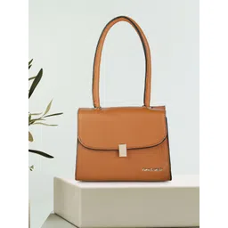 Fastrack Tan PU Structured Sling Bag-picture-26