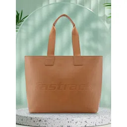 Fastrack Textured Oversized 16 Inch Laptop Shopper Tote Bag-image-19