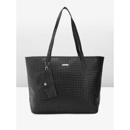 Fastrack Textured Oversized Structured Shoulder Bag-image-10
