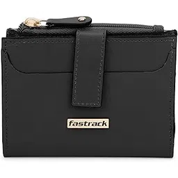fastrack Two Fold Wallet for Womens, Ladies and Girls | Made Up of Premium Semi PU Leather | Has Multiple Card Slots and Zipper Closure-picture-19