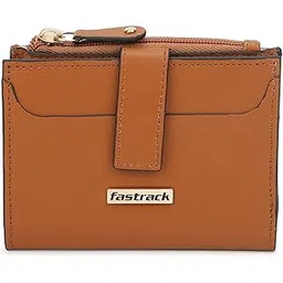 fastrack Two Fold Wallet for Womens, Ladies and Girls | Made Up of Premium Semi PU Leather | Has Multiple Card Slots and Zipper Closure-picture-12