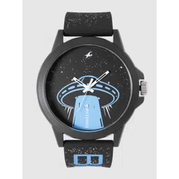 Fastrack Unisex Black & Blue Printed Analogue Watch 38024PP56-picture-30