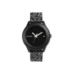 Fastrack Unisex Black Dial & Printed Straps Tees Wicked Lines Analogue Watch 38003PP19-picture-14