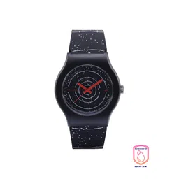 Fastrack Unisex Black Printed Dial & Black Straps Analogue Watch 9915PP101-picture-16