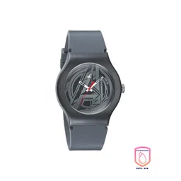 Fastrack Unisex Black Printed Dial & Black Straps Analogue Watch 9915PP85-picture-15