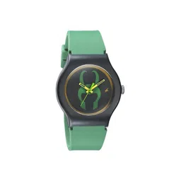 Fastrack Unisex Green Printed Marvel Avengers Analogue Watch 9915PP96-picture-33