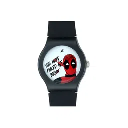 Fastrack Unisex White Printed Dial & Black Straps Analogue Watch 9915PP81-picture-19