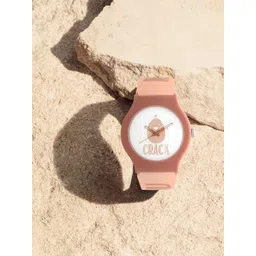 Fastrack Unisex White Printed Dial & Pink Straps Analogue Watch 9915PP68-picture-38