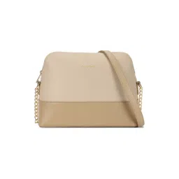 Fastrack Velvet Touch Beige Medium Cross Body Bag-picture-42