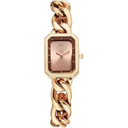 Fastrack Vyb 6.0 Charmer Quartz Rose Gold Shaped Dial Women's Watch | Stainless Steel Strap Material | Watches for Women Analog | Girl's Analog Watches - FV60084WM01W-picture-55
