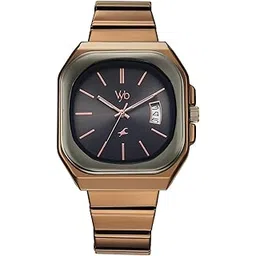 Fastrack Vyb 6.0 Pioneer Quartz Black Shaped Dial Men's Watch | Stainless Steel Strap Material Analog | Guys Analog Watches - FV30029KM01W-picture-20