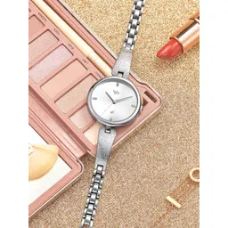 Fastrack Vyb Diva Brass Dial & Metal Straps Analogue Watch FV60005SM01W-picture-24