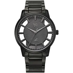 Fastrack Vyb Horizon Quartz Analog Black Dial Gun Stainless Steel Strap Watch for Men - FV30039QM02-picture-14