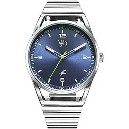 Fastrack Vyb Quartz Analog Blue Dial Steel Sheet Metal Strap Watch for Men-FV30006SM01W-picture-37