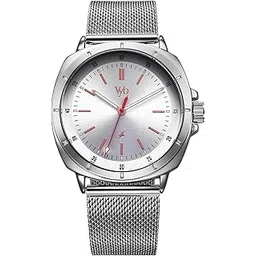 Fastrack Vyb Quartz Analog Silver Dial Steel Sheet Metal Strap Watch for Men-FV30014SM01W-picture-46