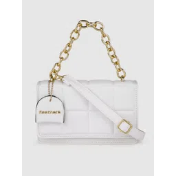 Fastrack White Quilted Satchel-picture-35