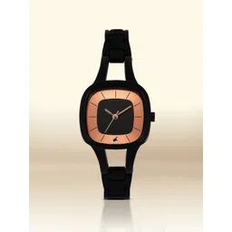 Fastrack Women Black & Rose Gold-Toned Dial Watch 6147NM01-picture-48