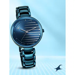 Fastrack Women Brass Dial & Stainless Steel Bracelet Style Straps Analogue Watch 6216QM02-picture-20