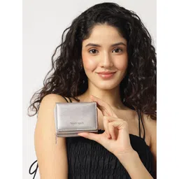 Fastrack Women Textured PU Zip Around Wallet-picture-27