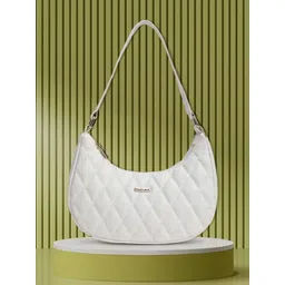 Fastrack Women Textured Shoulder Bag with Quilted-picture-17