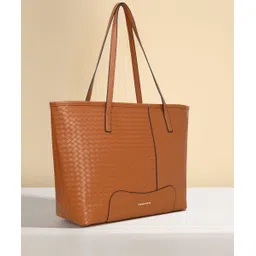 fastrack Tan Women Shoulder Bag - Extra Large Textured Tan Shoulder Bag image 1