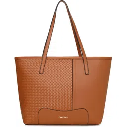 fastrack Tan Women Shoulder Bag - Extra Large Textured Tan Shoulder Bag image 2