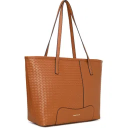 fastrack Tan Women Shoulder Bag - Extra Large Textured Tan Shoulder Bag image 4