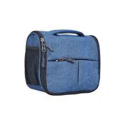 FATMUG Navy Blue Water Resistant Travel Toiletry Kit Organizer-picture-12