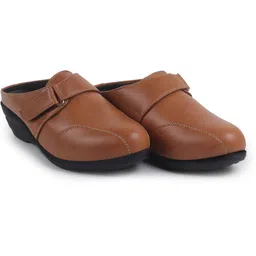 fausto Back Open Formal Slip On Flatform Heel Adjustable Strap Shoes|Office Meetings Slip On For Women-picture-33