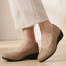 fausto Formal Back Open Platform Wedge Heel Mule Shoes Slip On For Women-picture-41