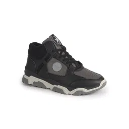 FAUSTO Men Colourblocked PU Trekking Shoes-picture-29