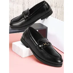 FAUSTO Men Embellished Lightweight Leather Loafers-picture-22