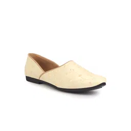 FAUSTO Men Embroidered Ethnic Half Cut Slip On Lightweight Mojaris-picture-29