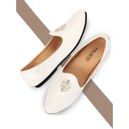 FAUSTO Men Embroidered Slip-On Lightweight Mojaris-picture-23