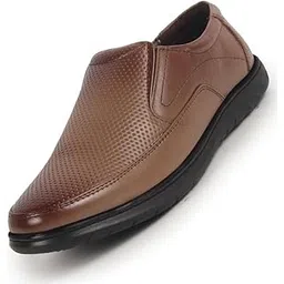 fausto Men Leather Formal Pull-On Shoes-picture-40