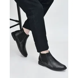 FAUSTO Men Mid-Top Chelsea Boots-picture-10