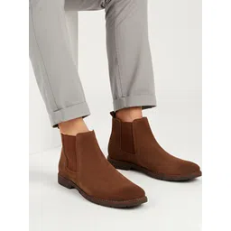 FAUSTO Men Mid Top Chelsea Boots image 1