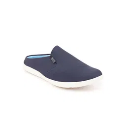 FAUSTO Men Navy Blue Colourblocked Slip-On Sneakers image 2