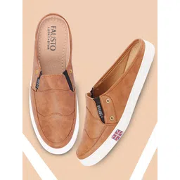 FAUSTO Men Round Toe Lightweight Mule Sneakers image 1