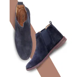 FAUSTO Men Suede Leather Chelsea Boots-picture-39