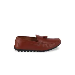 FAUSTO Men Tan Brown Loafers image 4