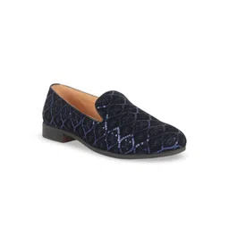 FAUSTO Men Woven Design Lightweight Velvet Mojaris-picture-39