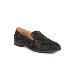 FAUSTO Men Woven Design Lightweight Velvet Mojaris-picture-43