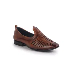 FAUSTO Men Woven Design Mojaris-picture-26