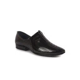 FAUSTO Men Woven Design Patent Lightweight Leather Slip-On Sneakers-picture-33